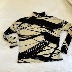 Thin cotton turtleneck